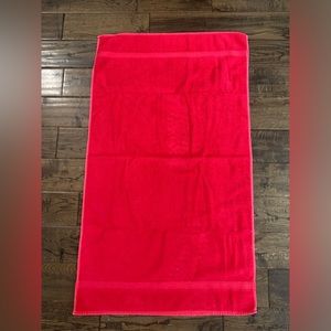 Vintage Cannon red bath towel